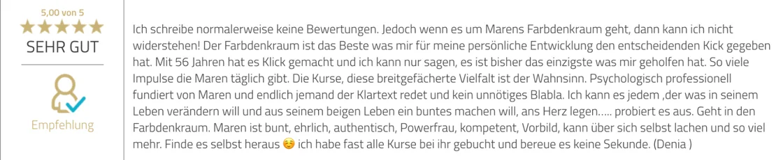 Bewertung auf ProvenExpert