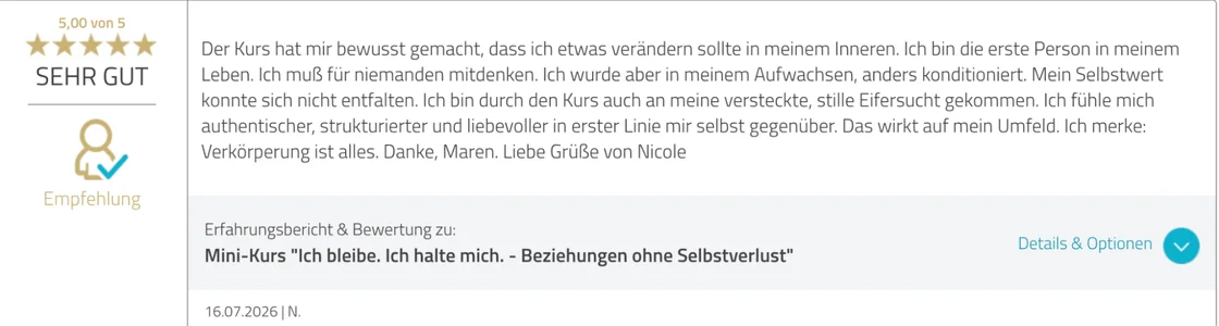 Bewertung auf ProvenExpert
