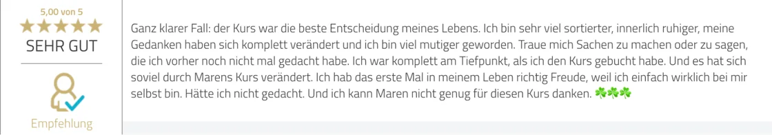Bewertung auf ProvenExpert